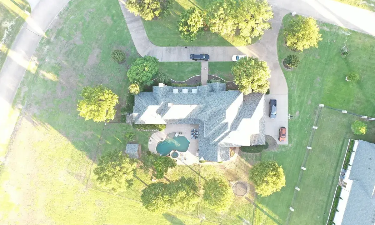 New shingle roof installation on a home in Baker